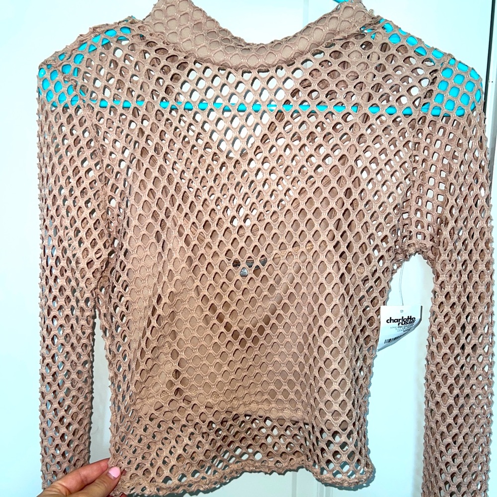Charlotte Russe Mesh Top